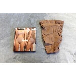 Skims Medium Sienna Brown Seamless Sculpt High Waist Thong NWT